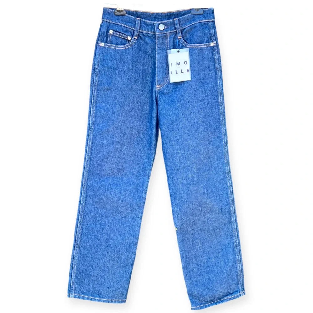 Simon Miller Jeans NWT W013 High Waist Straight Leg Blue Denim 5 Womens Size 26